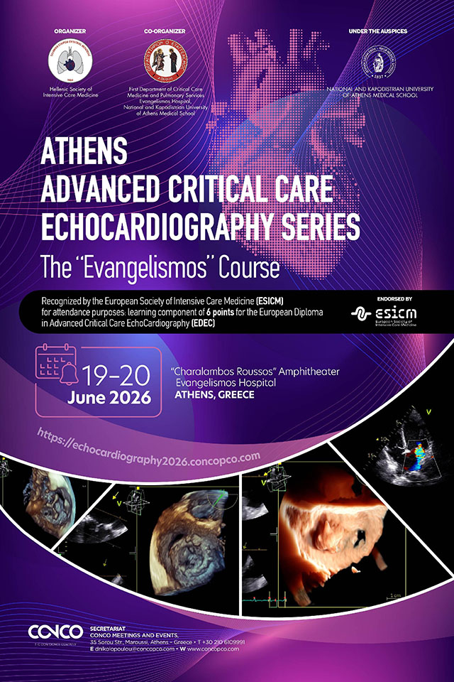 Athens Advanced Critical Care Echocardiography Series “The Evangelismos Course”